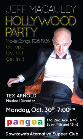 Jeff Macauley to Bring 'HOLLYWOOD PARTY' to Pangea This Month Image