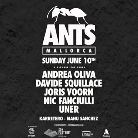 ANTS Announces Return to Mallorca on 10th June with Andrea Oliva, Davide Squillace, Joris Voorn & More 