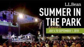 L.L.Bean Announces 2018 Summer in the Park Lineup of Concerts 