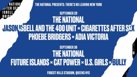 The National Release Daily Schedules for 'There's No Leaving New York' Image