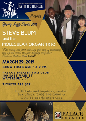 Steve Blum's Molecular Organ Trio Comes to The Palace Theater 
