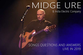 Midge Ure to Tour the UK March-May 2019 