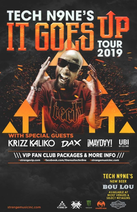 Tech N9ne Releases Music Video For N9NA, Kicks Off 'It Goes Up Tour 2019' Image