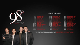 98 Degrees Announce 2018 Christmas Tour Dates Image