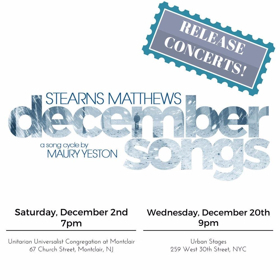 Stearns Matthews Releases First Male Recording of Maury Yeston's DECEMBER SONGS Image