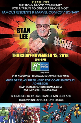 Stan Lee to be Honored in Superhero Reception and Candlelight Vigil 