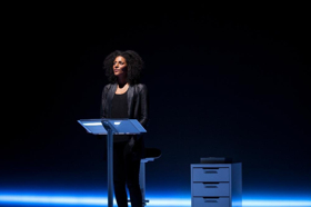 Review: SELL/BUY/DATE Highlighted by Sarah Jones' Masterful, Multiple, Multicultural Characterizations Image