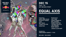 RED BULL MUSIC PRESENTS: EQUAL AXIS Heads to Austin Image