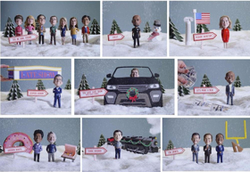 CBS Launches Playful 'Bobblehead' Holiday Campaign Featuring Series Stars Image