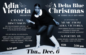 Adia Victoria to Present 'Delta Blue Christmas' in Nashville 