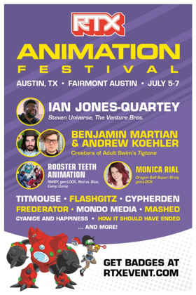 RTX Animation Festival Announces Initial Lineup With Exclusive Panels and Screenings 