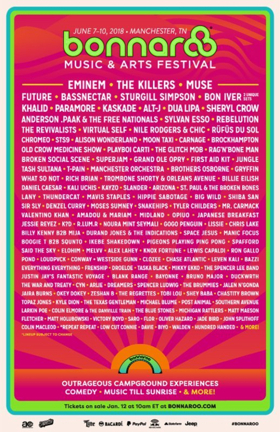 Eminem, The Killers Among Bonnaroo 2018 Lineup Image