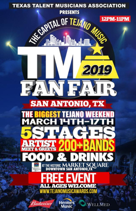 Texas Talent Musicians Association Presents the Tejano Music Awards Fan Fair 2019 