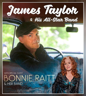 James Taylor Announces Two Nights at Hollywood Bowl with Bonnie Raitt 