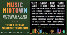 Panic! At the Disco, Travis Scott to Headline Music Midtown 2019 