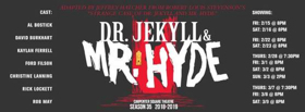 DR. JEKYLL AND MR. HYDE Comes to Carpenter Square Theatre Image
