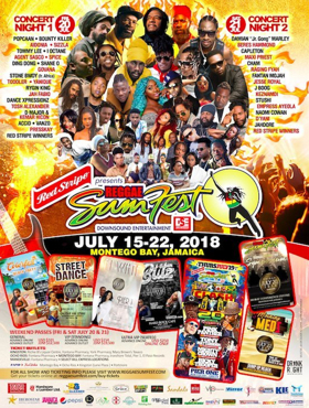 Launch Events Countdown to Jamaica's Reggae Sumfest Next Month 