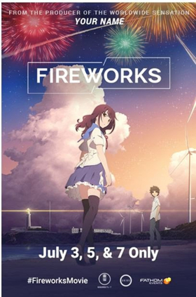 FIREWORKS Coming to Cinemas for a Special Three-Day Event this July  Image