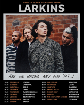 Larkins Announces UK Headline Tour Image