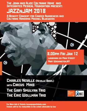 JAZZnJAM 2018: Benefit Concert Featuring Icon Charles Neville in Port Washington, NY 1/12 