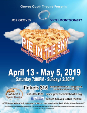Mamma's Secret Recipe! Groves Cabin Theatre Presents PIE IN THE SKY Image