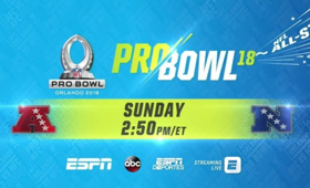 ESPN to Present 2018 NFL PRO BOWL 1/28 Image
