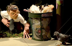 Center For Puppetry Arts Presents THE PIGEONING 