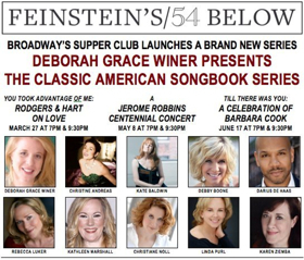 Luker, Baldwin, Ziemba & More Join CLASSIC AMERICAN SONGBOOK SERIES at Feinstein's/54 Below Image