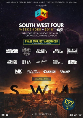 15 Annual South West Four Festival Lineup Continues to Expand 