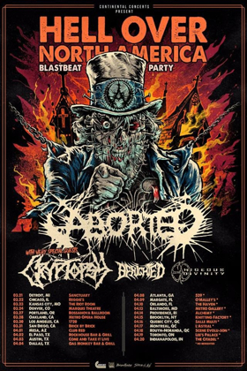 Aborted Announces 'Hell Over North America' Tour 