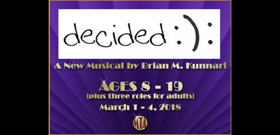 Musical Theatre of Anthem Presents DECIDED Image