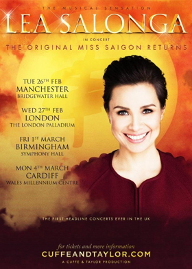 Lea Salonga to Embark on 2019 U.K. Tour Image