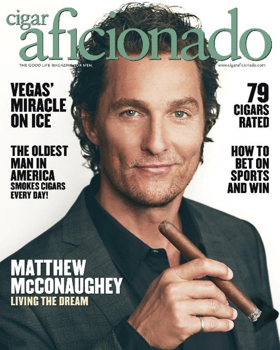 Matthew McConaughey Speaks on the McConaissance, His Oscar, True Detective, Marriage, Approaching 50 & More in Cigar Aficionado  Image