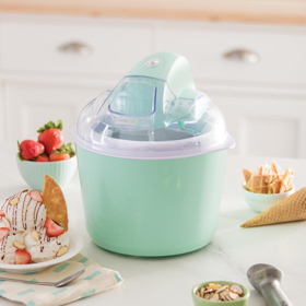 DASH Deluxe Ice Cream Maker and Shaved Ice Maker for Delicious Summer Treats 