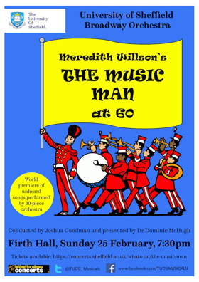 Guest Blog: Dominic McHugh On Presenting Lost Songs From THE MUSIC MAN Image