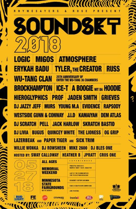 Soundset Announces 2018 Lineup, Tickets On Sale Friday 3/2 Image