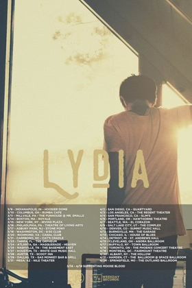 Arizona Indie-rockers LYDIA Touring with UK's MOOSE BLOOD This Spring Image