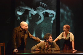 Review: CRIME AND PUNISHMENT Adaptation for Three Actors Offers an Intense Psychological Why-Dun-It Image