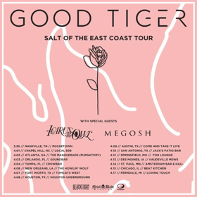 GOOD TIGER Announces Salt Of The East Coast Headline Tour With Icarus The Owl & Megosh 