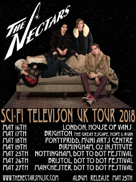 The Nectars Announce Debut Album SCI-FI TELEVISION + Tour Dates  Image