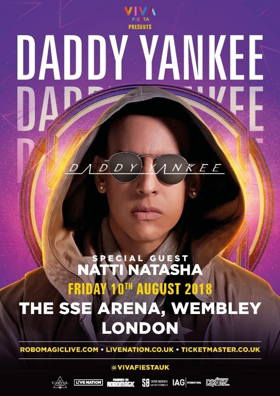 Global Hitmaker And King Of Reggaeton Daddy Yankee Announces Show At The SSE Arena Wembley  Image