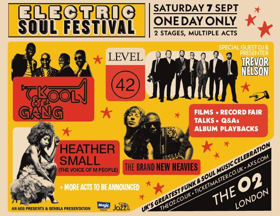 ELECTRIC SOUL FESTIVAL Presents Kool & The Gang, Level 42, Heather Small, The Brand New Heavies 