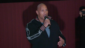 Dwayne Johnson Surprises Atlanta Audience at a FIGHTING WITH MY FAMILY Screening 