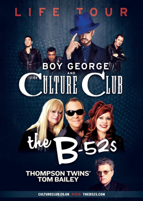 The Life Tour: Starring Boy George & Culture Club and The B-52s with Thompson Twins' Tom Bailey Kicks Off This Summer Image