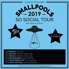 New Dialogue To Join Smallpools On 'So Social Tour' Image
