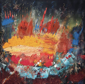 Vikash Jha To Display Recent Works of Abstract Expressionism in Clio Art Fair 2019 Image