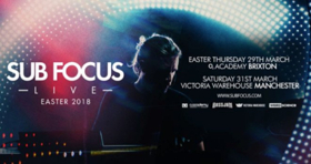 Sub Focus To Play Live Shows Over Easter Bank Holiday Weekend 