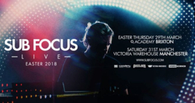 Sub Focus To Play Live Shows Over Easter Bank Holiday Weekend  Image