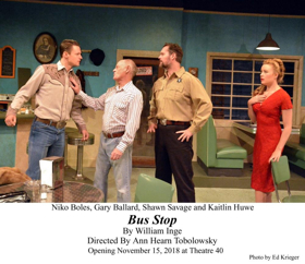 Review: A Remote Kansas BUS STOP Takes Center Stage at Theatre 40 