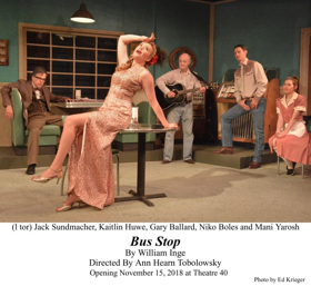 Review: A Remote Kansas BUS STOP Takes Center Stage at Theatre 40 